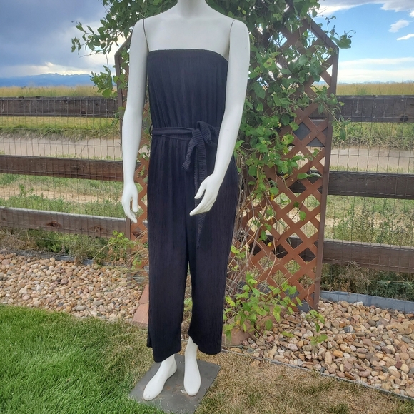 NWT Cosmic Beauty Black Tube Top Women's Jumpsuit Size Large - Picture 7 of 16